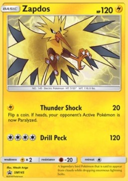 Zapdos⁣ - SM Black Star Promos⁣ (Promo)⁣ [145]