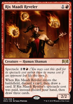 Rix Maadi Reveler⁣ - Ravnica Allegiance⁣ (Rare)⁣ [109]