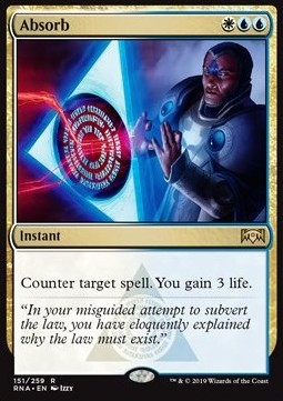 Absorb⁣ - Ravnica Allegiance⁣ (Rare)⁣ [151]