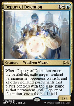 Deputy of Detention⁣ - Ravnica Allegiance⁣ (Rare)⁣ [165]