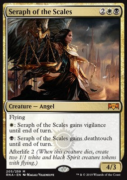 Seraph of the Scales⁣ - Ravnica Allegiance⁣ (Mythic)⁣ [205]