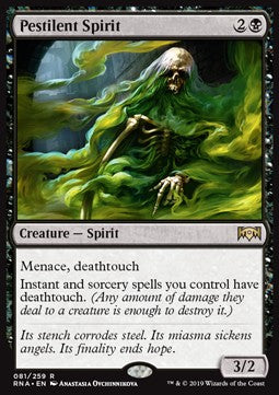 Pestilent Spirit⁣ - Ravnica Allegiance⁣ (Rare)⁣ [81]