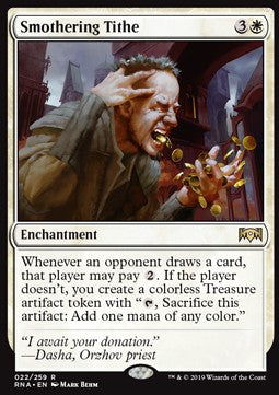 Smothering Tithe⁣ - Ravnica Allegiance⁣ (Rare)⁣ [22]