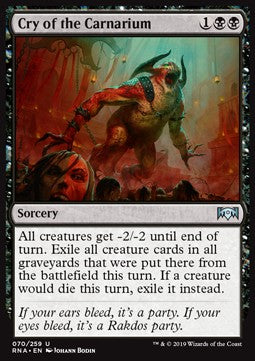 Cry of the Carnarium⁣ - Ravnica Allegiance⁣ (Uncommon)⁣ [70]