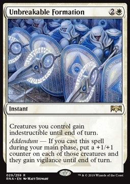 Unbreakable Formation⁣ - Ravnica Allegiance⁣ (Rare)⁣ [29]