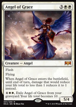 Angel of Grace⁣ - Ravnica Allegiance⁣ (Mythic)⁣ [1]