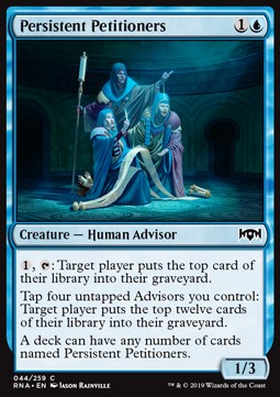 Persistent Petitioners⁣ - Ravnica Allegiance⁣ (Common)⁣ [44]