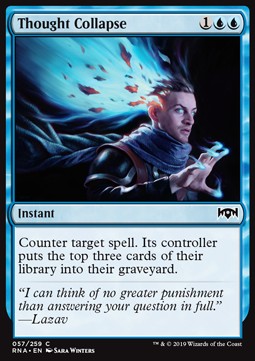 Thought Collapse - Ravnica Allegiance (Common) [RNA-57]