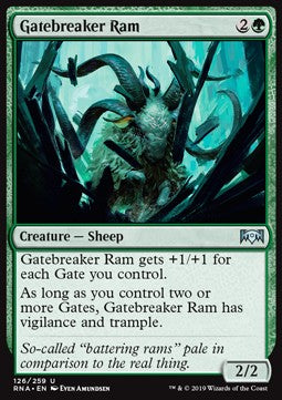 Gatebreaker Ram⁣ - Ravnica Allegiance⁣ (Uncommon)⁣ [126]