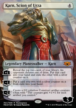 Karn, Scion of Urza⁣ - Ravnica Allegiance: Mythic Edition⁣ (Masterpiece)