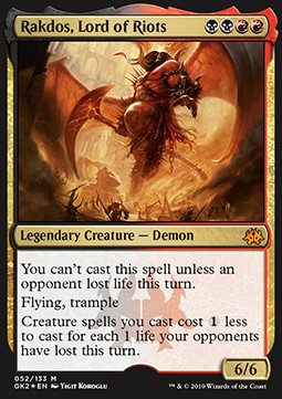 Rakdos, Lord of Riots⁣ - Ravnica Allegiance: Guild Kits⁣ (Mythic)⁣ [52]