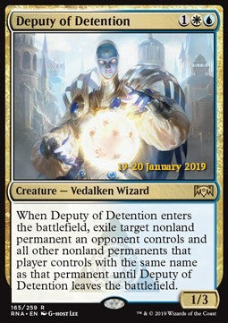 Deputy of Detention⁣ - Ravnica Allegiance: Extras⁣ (Rare)⁣ [165]