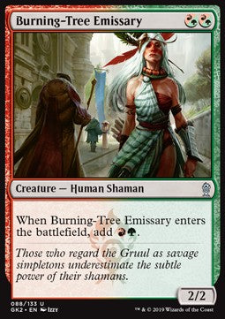 Burning-Tree Emissary⁣ - Ravnica Allegiance: Guild Kits⁣ (Uncommon)⁣ [88]