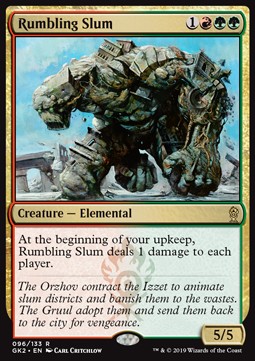 Rumbling Slum⁣ - Ravnica Allegiance: Guild Kits⁣ (Rare)⁣ [96]