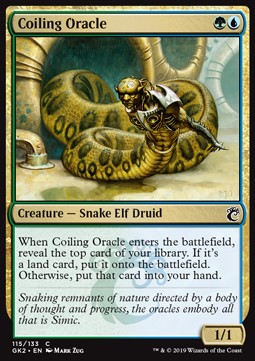 Coiling Oracle⁣ - Ravnica Allegiance: Guild Kits⁣ (Common)⁣ [115]