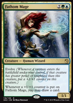 Fathom Mage⁣ - Ravnica Allegiance: Guild Kits⁣ (Rare)⁣ [118]