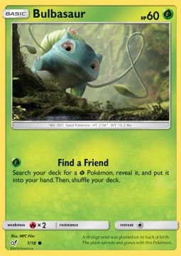 Bulbasaur⁣ - Detective Pikachu⁣ (Common)⁣ [1]