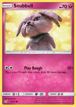 Snubbull⁣ - Detective Pikachu⁣ (Common)⁣ [15]