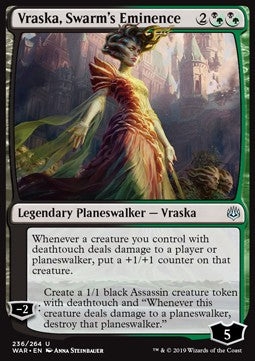 Vraska, Swarm's Eminence⁣ - War of the Spark⁣ (Uncommon)⁣ [236]
