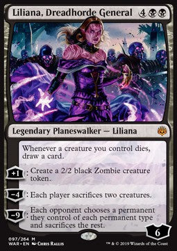 Liliana, Dreadhorde General⁣ - War of the Spark⁣ (Mythic)⁣ [97]