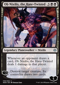 Ob Nixilis, the Hate-Twisted⁣ - War of the Spark⁣ (Uncommon)⁣ [100]