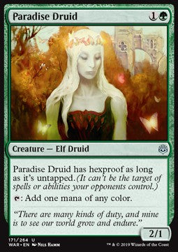 Paradise Druid⁣ - War of the Spark⁣ (Uncommon)⁣ [171]