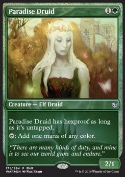 Paradise Druid⁣ - Friday Night Magic Promos⁣ (Uncommon)