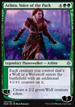 Arlinn, Voice of the Pack⁣ - War of the Spark⁣ (Uncommon)⁣ [150]