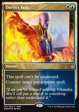 Dovin's Veto⁣ - Friday Night Magic Promos⁣ (Uncommon)