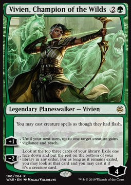 Vivien, Champion of the Wilds⁣ - War of the Spark⁣ (Rare)⁣ [180]