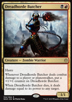 Dreadhorde Butcher⁣ - War of the Spark⁣ (Rare)⁣ [194]