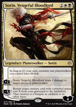 Sorin, Vengeful Bloodlord⁣ - War of the Spark⁣ (Rare)⁣ [217]