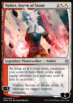 Nahiri, Storm of Stone⁣ - War of the Spark⁣ (Uncommon)⁣ [233]