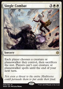Single Combat⁣ - War of the Spark⁣ (Rare)⁣ [30]