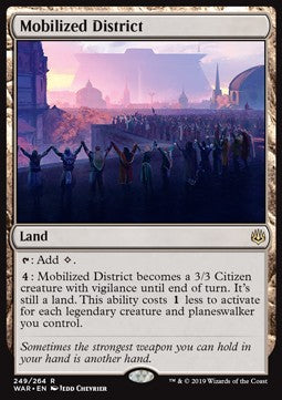 Mobilized District⁣ - War of the Spark⁣ (Rare)⁣ [249]