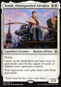 Tomik, Distinguished Advokist⁣ - War of the Spark⁣ (Rare)⁣ [34]