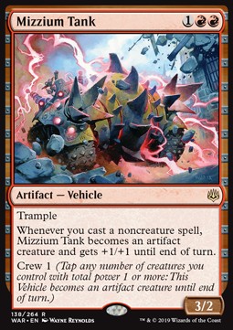 Mizzium Tank⁣ - War of the Spark⁣ (Rare)⁣ [138]