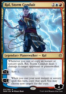 Ral, Storm Conduit⁣ - War of the Spark⁣ (Rare)⁣ [211]