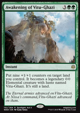 Awakening of Vitu-Ghazi⁣ - War of the Spark⁣ (Rare)⁣ [152]