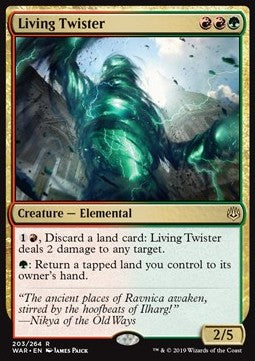 Living Twister⁣ - War of the Spark⁣ (Rare)⁣ [203]