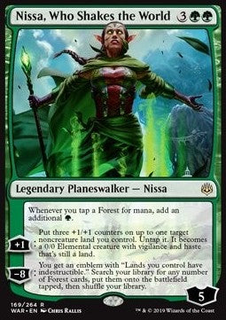 Nissa, Who Shakes the World⁣ - War of the Spark⁣ (Rare)⁣ [169]