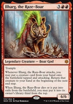Ilharg, the Raze-Boar⁣ - War of the Spark⁣ (Mythic)⁣ [133]