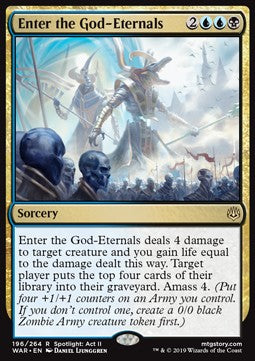 Enter the God-Eternals⁣ - War of the Spark⁣ (Rare)⁣ [196]