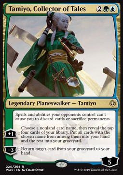 Tamiyo, Collector of Tales⁣ - War of the Spark⁣ (Rare)⁣ [220]