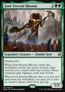 God-Eternal Rhonas⁣ - War of the Spark⁣ (Mythic)⁣ [163]