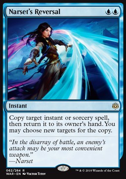 Narset's Reversal⁣ - War of the Spark⁣ (Rare)⁣ [62]