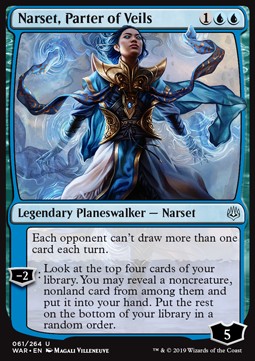 Narset, Parter of Veils⁣ - War of the Spark⁣ (Uncommon)⁣ [61]