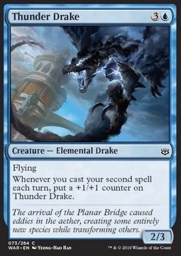 Thunder Drake⁣ - War of the Spark⁣ (Common)⁣ [73]
