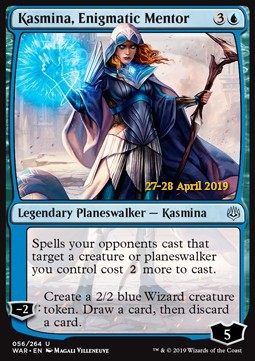 Kasmina, Enigmatic Mentor⁣ - War of the Spark: Extras⁣ (Uncommon)⁣ [56]