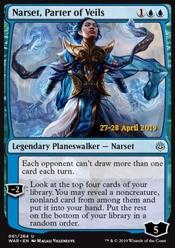 Narset, Parter of Veils⁣ - War of the Spark: Extras⁣ (Uncommon)⁣ [61]